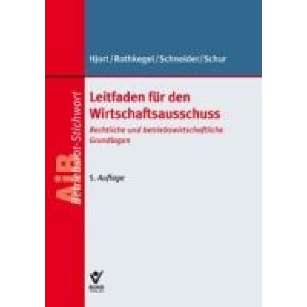 9783766373878 - Hjort Jens Peter Leitfaden für den Wirtschaftsausschuss
