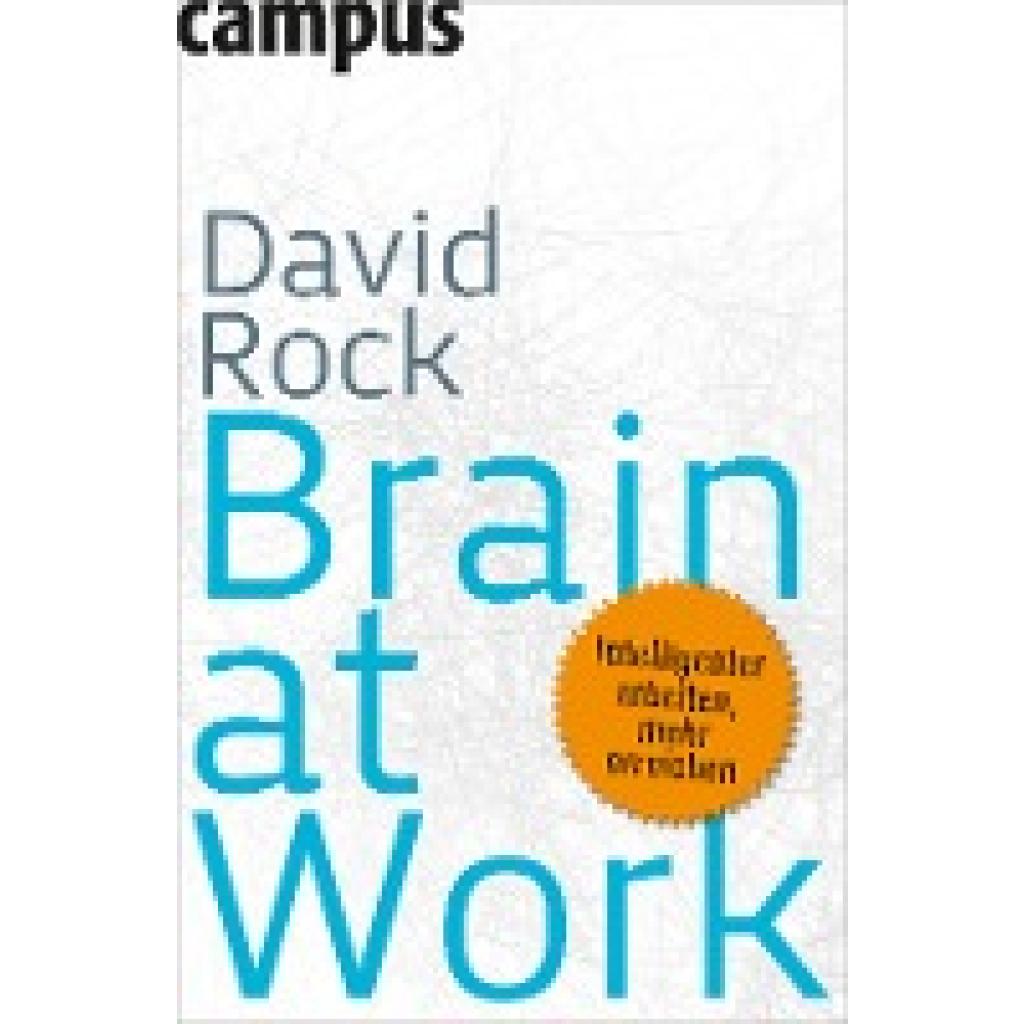 9783593393407 - Brain at Work - David Rock Gebunden