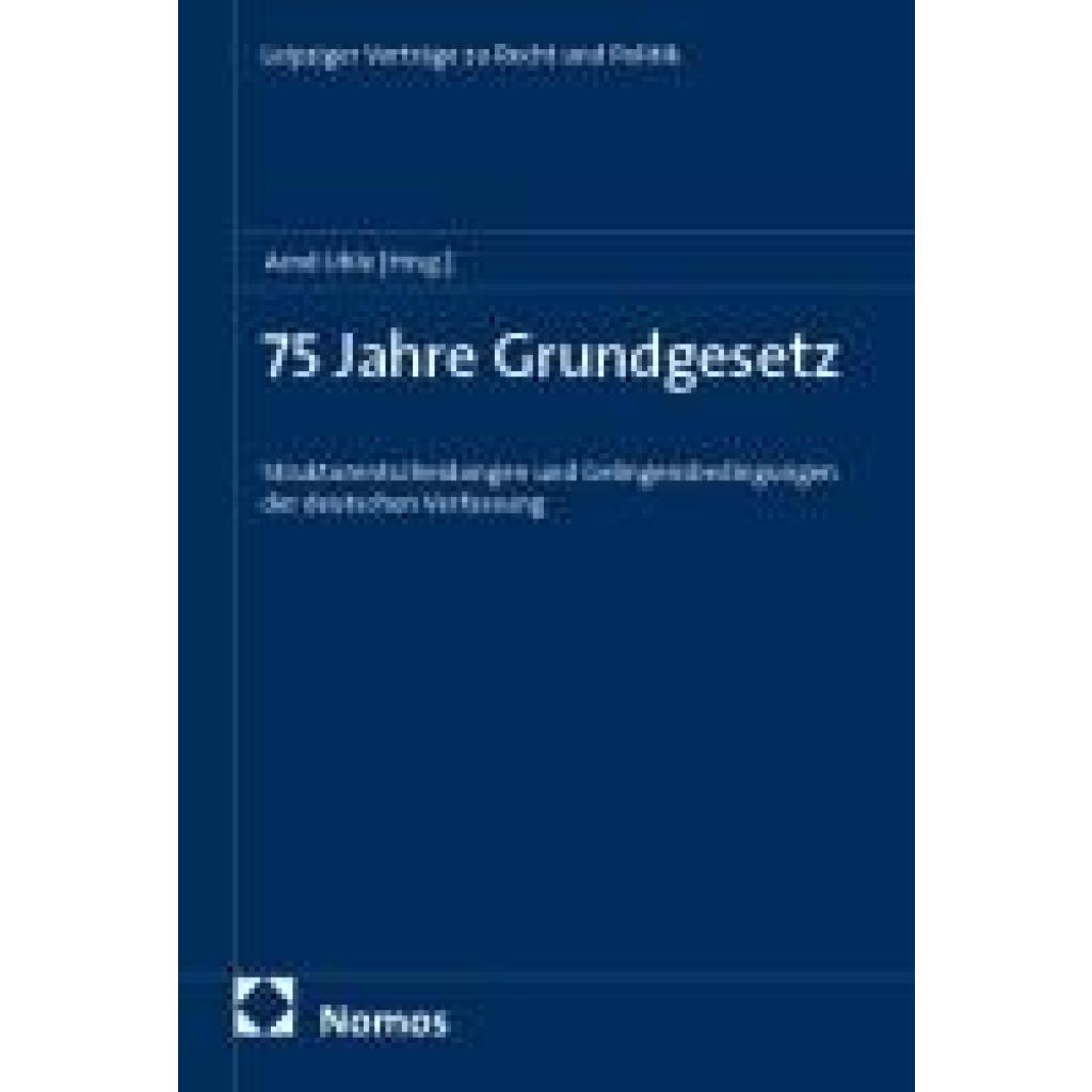 9783756033003 - 75 Jahre Grundgesetz