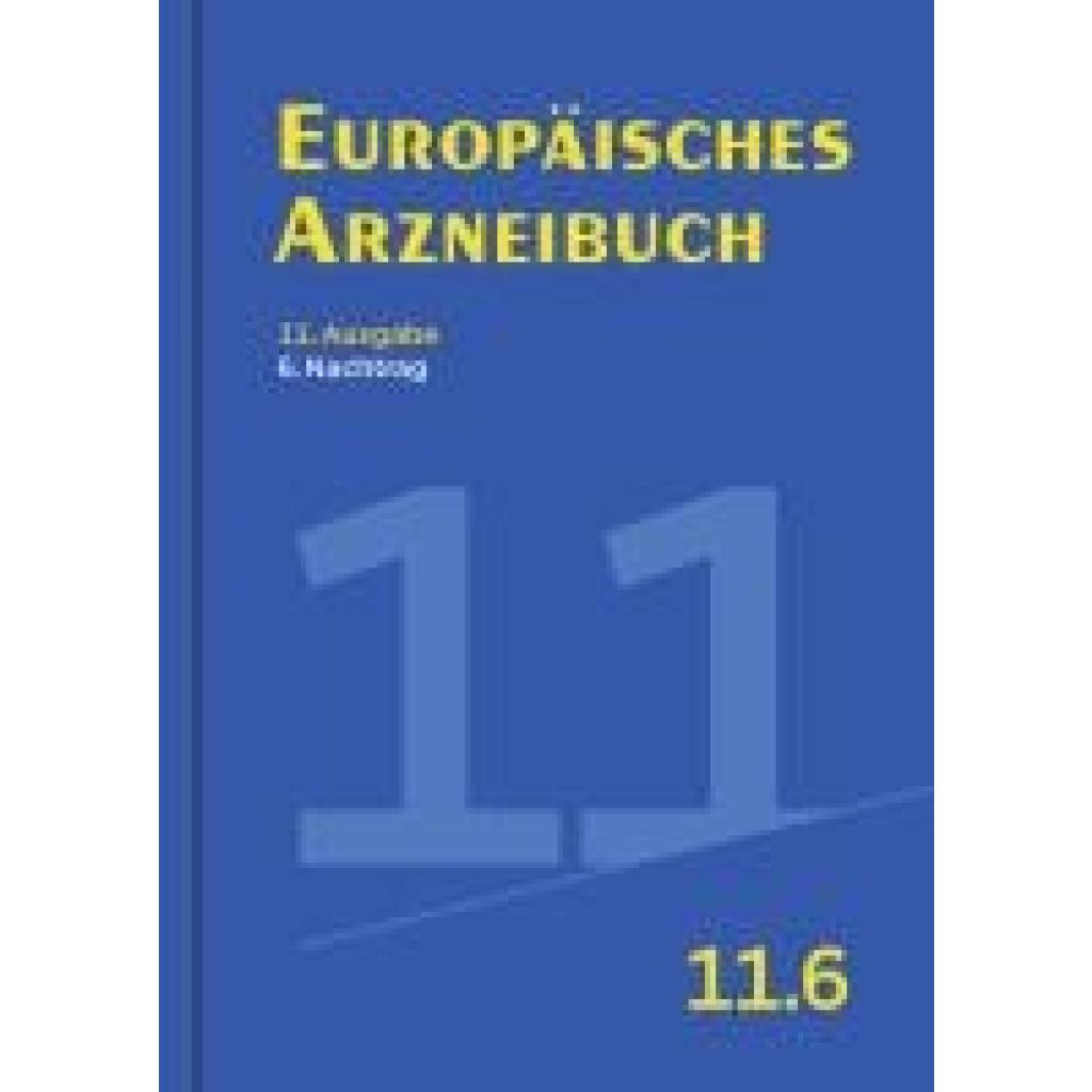 9783769284690 - Europäisches Arzneibuch 11 Ausgabe 6 Nachtrag