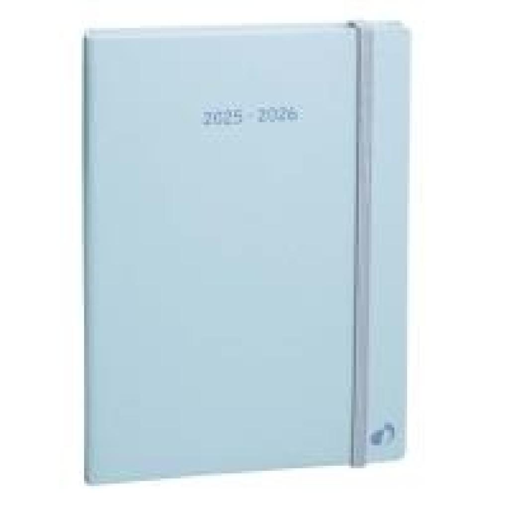 3371010535705 - Buchkalender Plan Note 15 15x21cm Pastell Blau 2026