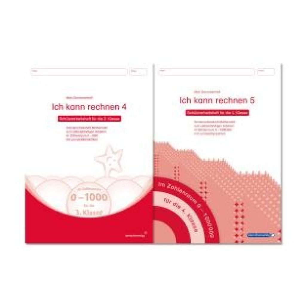 9783910429314 - Ich kann rechnen 4 und 5 - 2 Schülerarbeitshefte für die 3 und 4 Klasse - sternchenverlag GmbH Katrin Langhans Kartoniert (TB) 9783910429314 - Ich kann rechnen 4 und 5 - 2 Schülerarbeitshefte für die 3 und 4 Klasse - sternchenverlag GmbH Katrin Langhans Kartoniert (TB)