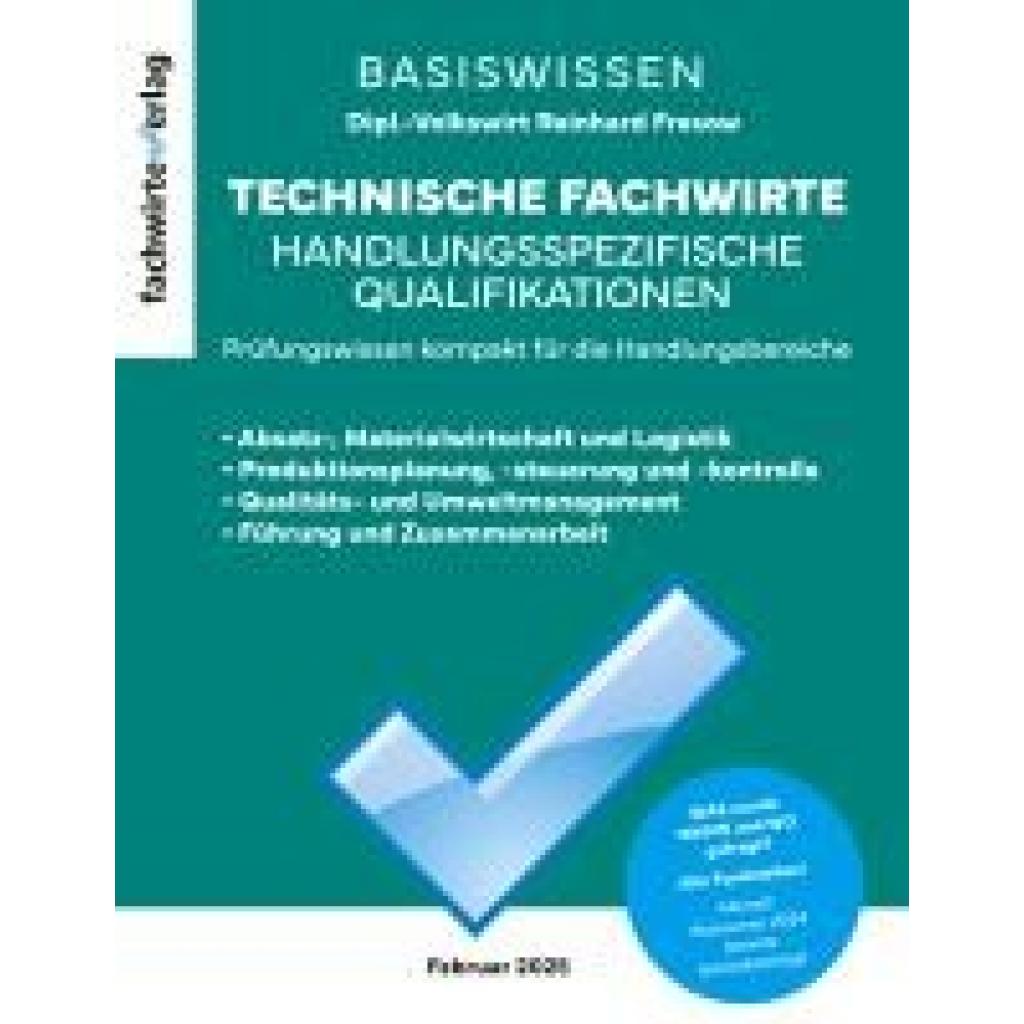 9783958877948 - Fresow Reinhard Technische Fachwirte Handlungsspezifische Qualifikationen