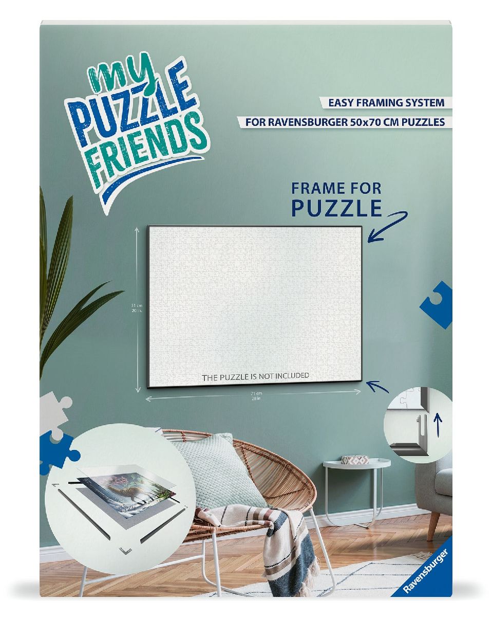 Ravensburger Puzzle-Rahmen - Format 70 x 50 cm, passend für 1000 Teile Puzzles