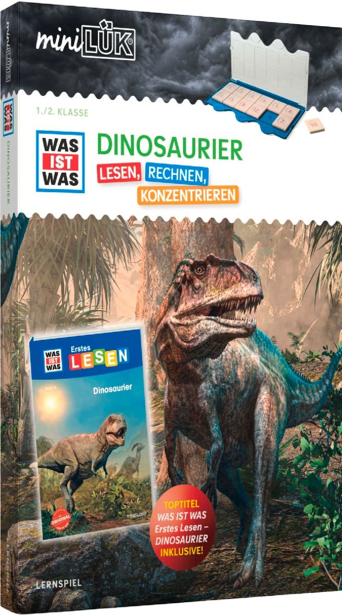 miniLÜK-Set. WAS IST WAS Dinosaurier Lesen+Rechnen 1. Klasse