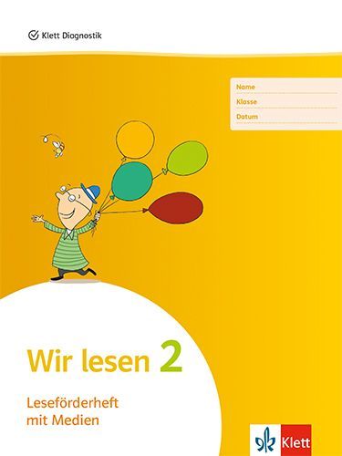 Wir lesen 2. Leseförderheft mit Medien (5er Pack) Klasse 2