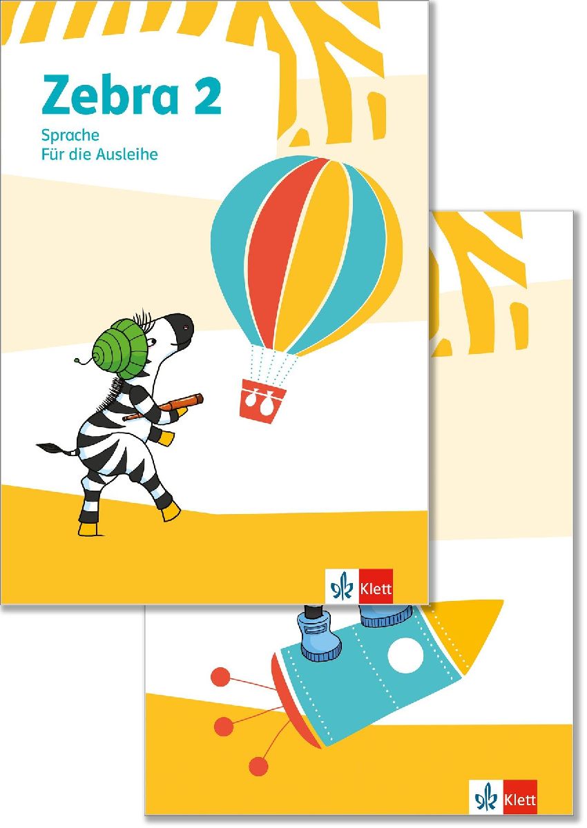 Zebra 2. Paket: Heft Lesen/Schreiben ausleihfähig und Heft Sprache ausleihfähig Klasse 2