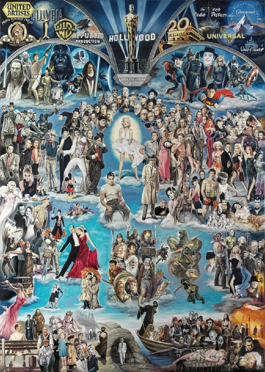 Hollywood XXL - Puzzle Renato Casaro 3000 Teile