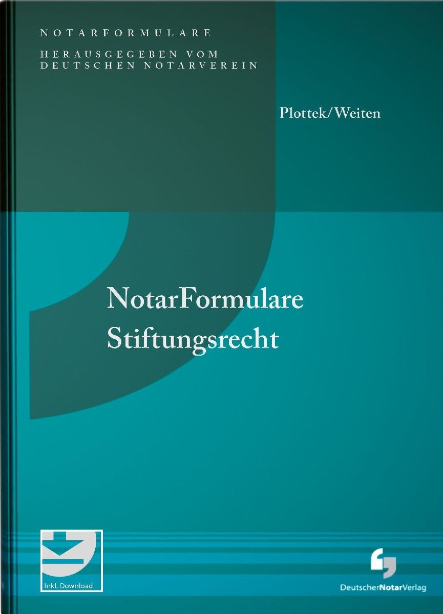 NotarFormulare Stiftungsrecht