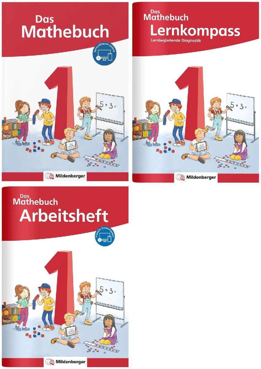 Das Mathebuch 1 - Neubearbeitung - Schülerbuch/Lernkompass/Arbeitsheft im Paket