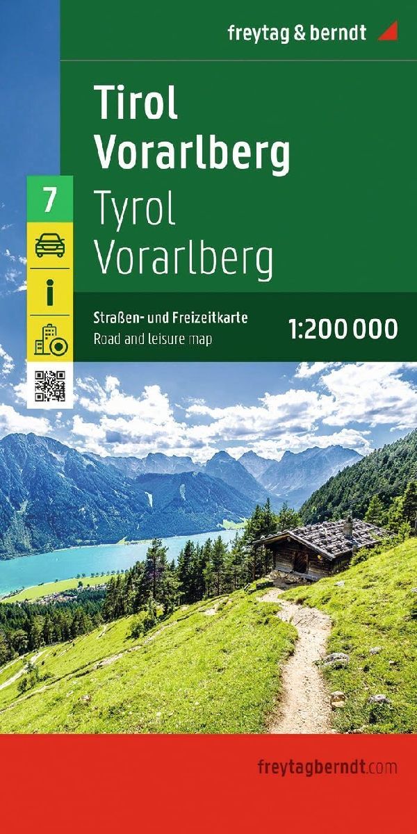 freytag & berndt Straßenkarte Tirol - Vorarlberg 1:200.000