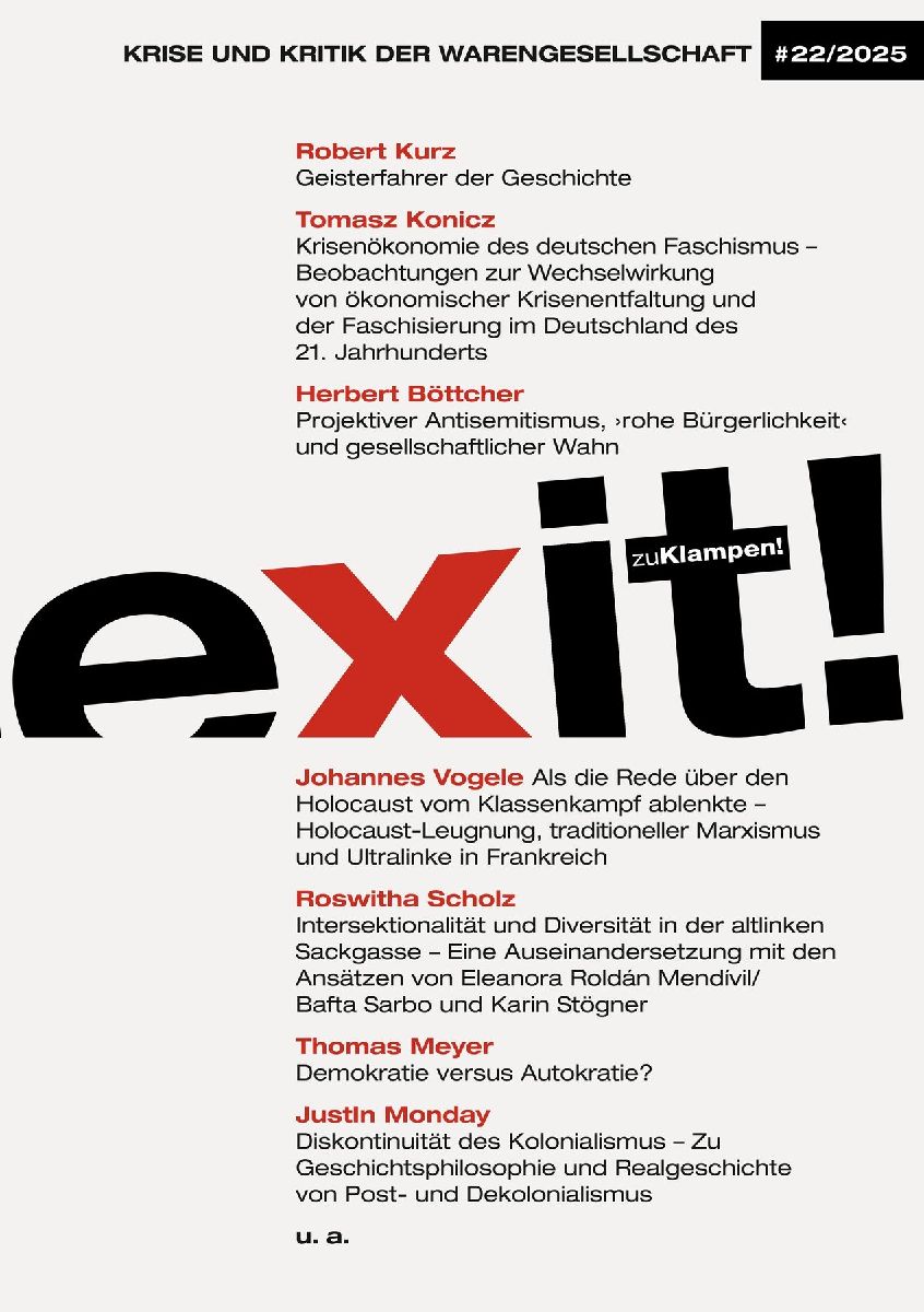 Exit! Krise und Kritik der Warengesellschaft