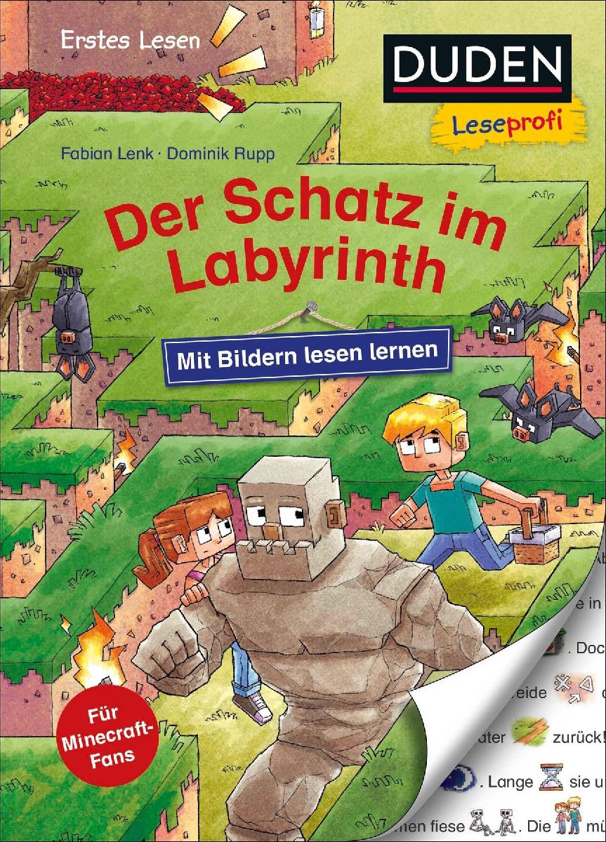 Duden Leseprofi - Mit Bildern lesen lernen: Der Schatz im Labyrinth