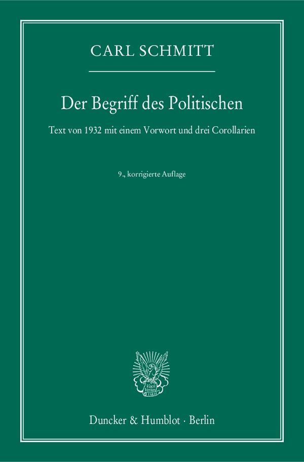 Der Begriff des Politischen.