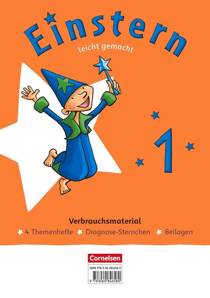 Einstern Mathematik 01 Leicht gemacht. Themenhefte 1-4. Diagnoseheft und Kartonbeilagen im Pake