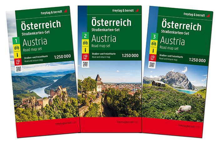 freytag & berndt Straßenkarte Österreich Set 1:250.000