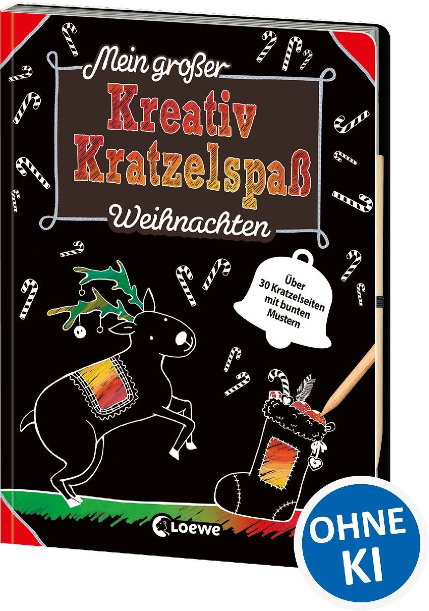 Mein großer Kreativ-Kratzelspaß: Weihnachten