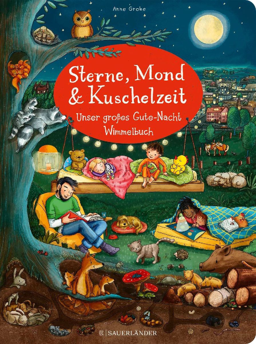 Sterne, Mond und Kuschelzeit. Unser großes Gute-Nacht-Wimmelbuch