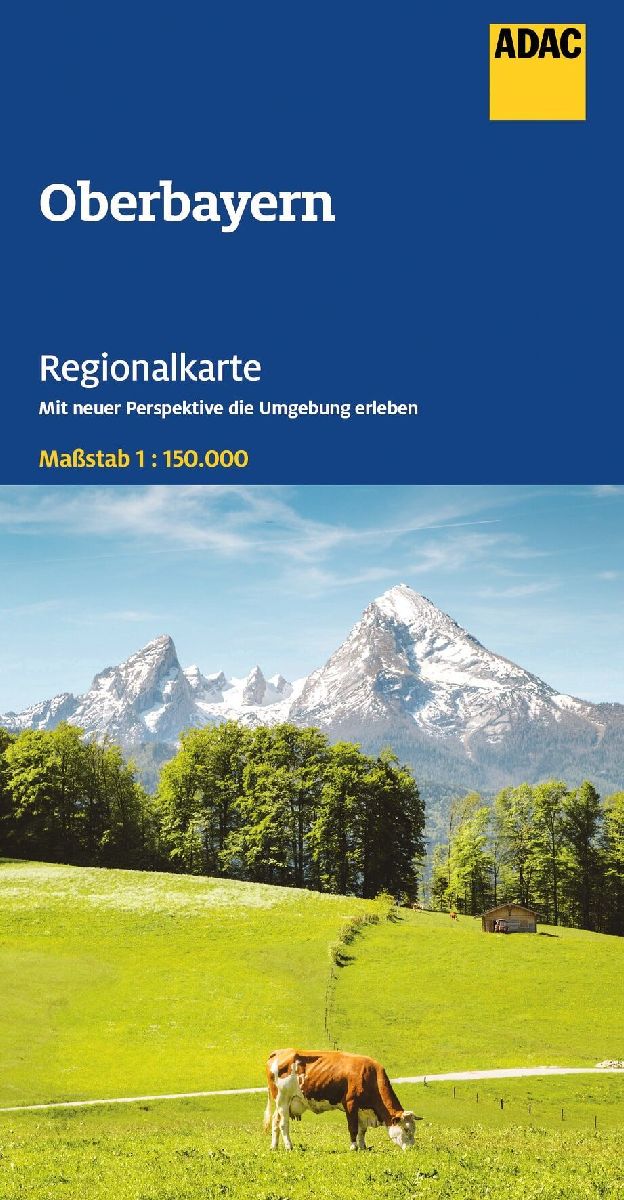 ADAC Regionalkarte 16 Oberbayern 1:150.000