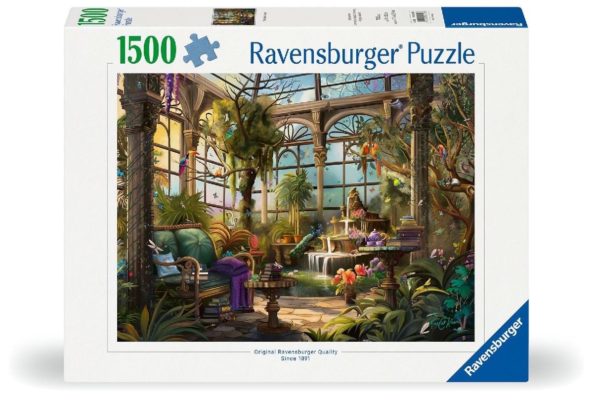 Erwachsenenpuzzle 1500 Teile - Das Gewächshaus