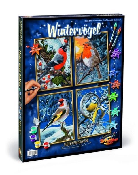 Schipper Malen nach Zahlen: Wintervögel (Quattro)
