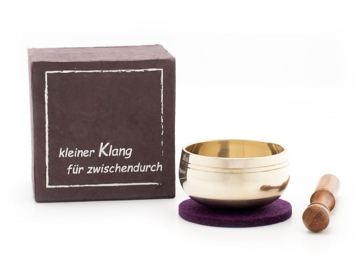 Klangschale in Box "kleiner Klang für zwischendurch"