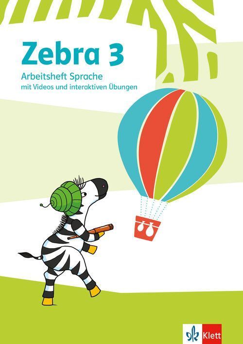 Zebra 3. Arbeitsheft Sprache mit Videos und interaktiven Übungen Klasse 3