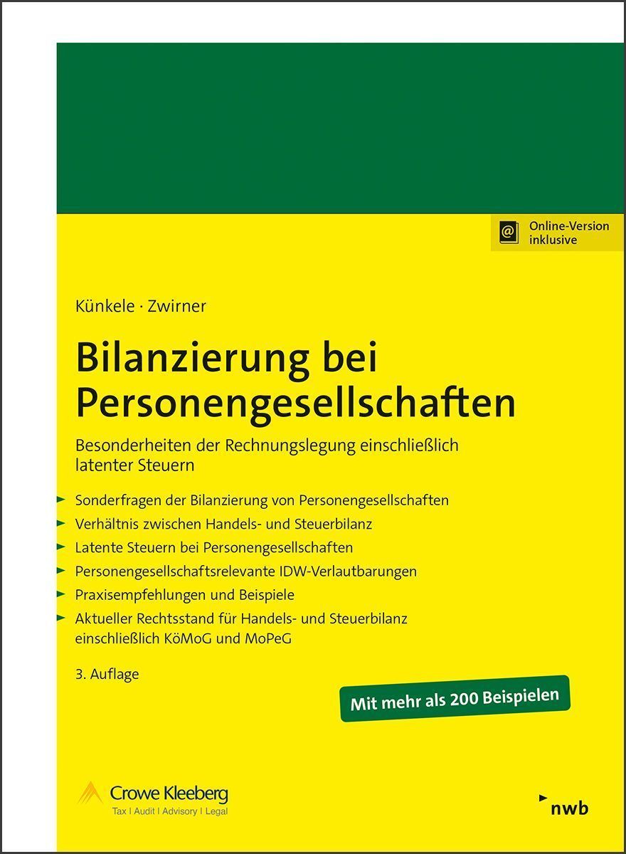 Bilanzierung bei Personengesellschaften