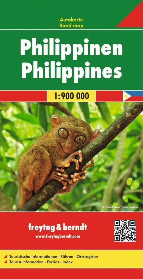 Philippinen, Autokarte 1:900.000