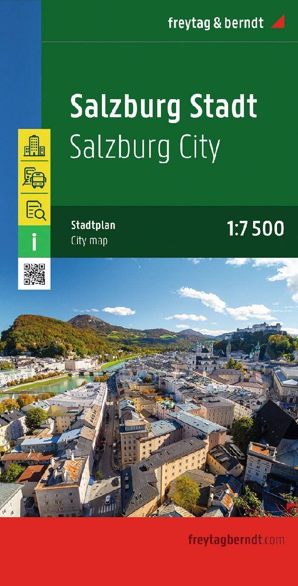 Salzburg Stadt, Stadtplan 1:7.500 - 1:15.000