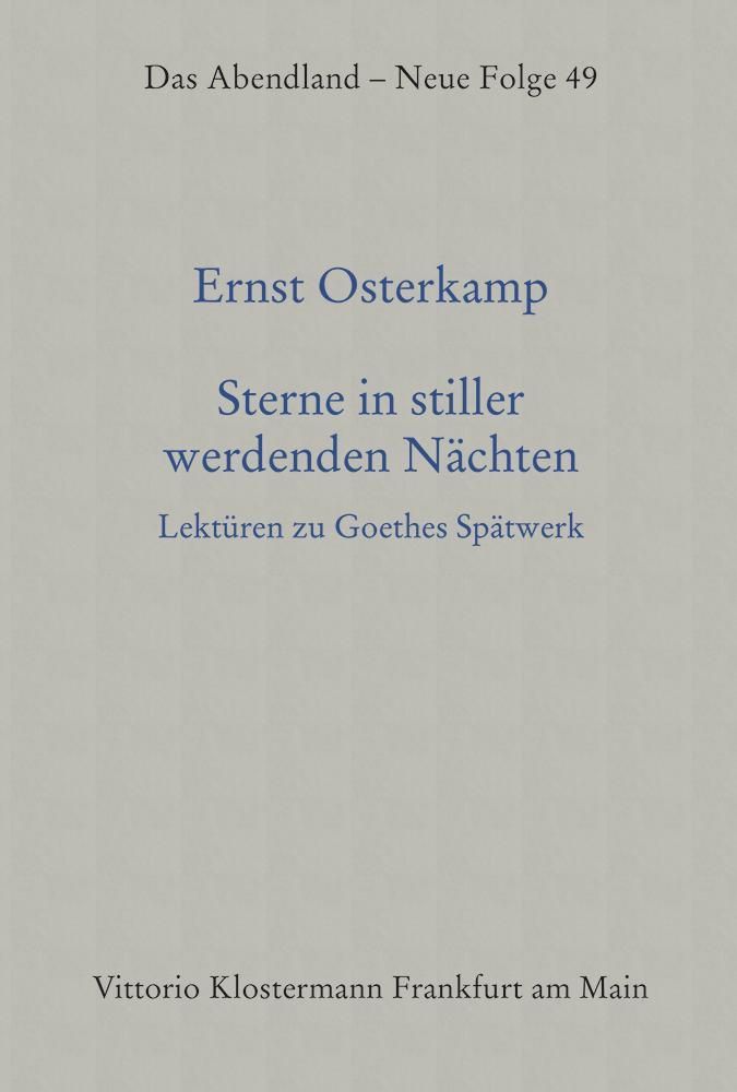 Sterne in stiller werdenden Nächten