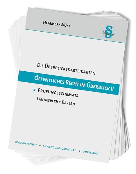 Die Überblickskarteikarten Öffentliches Recht im Überblick II