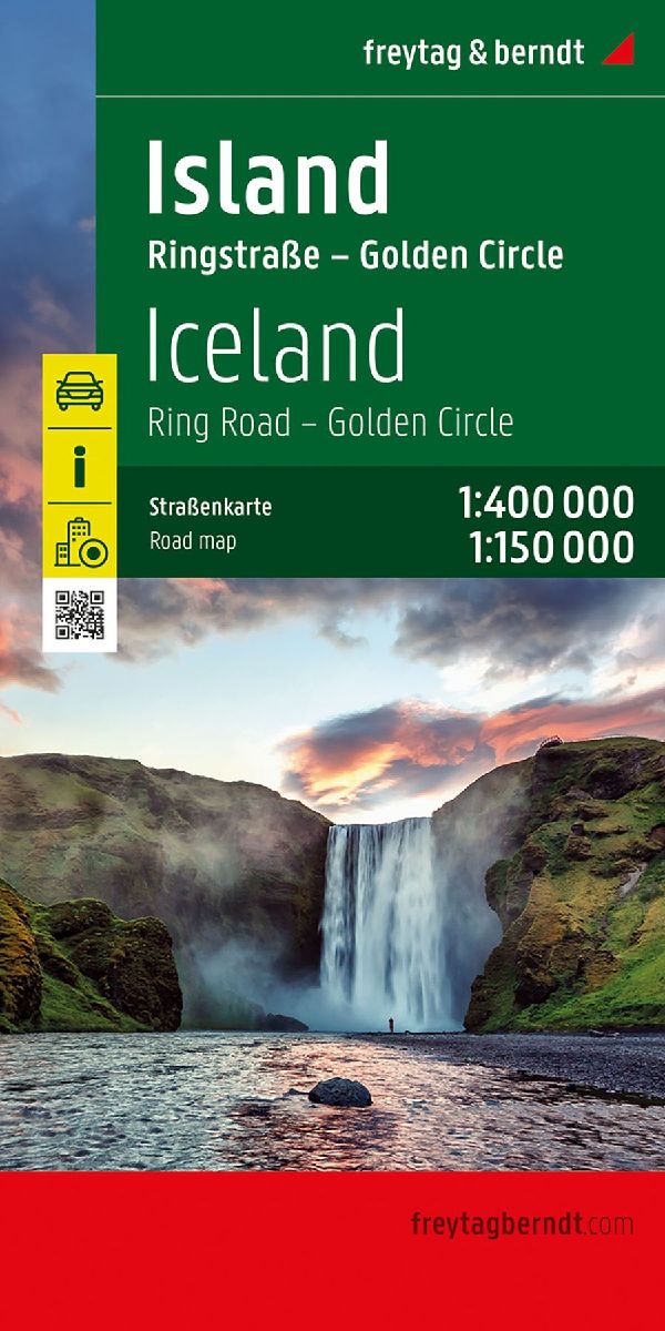 freytag & berndt Straßenkarte Island 1:400.000