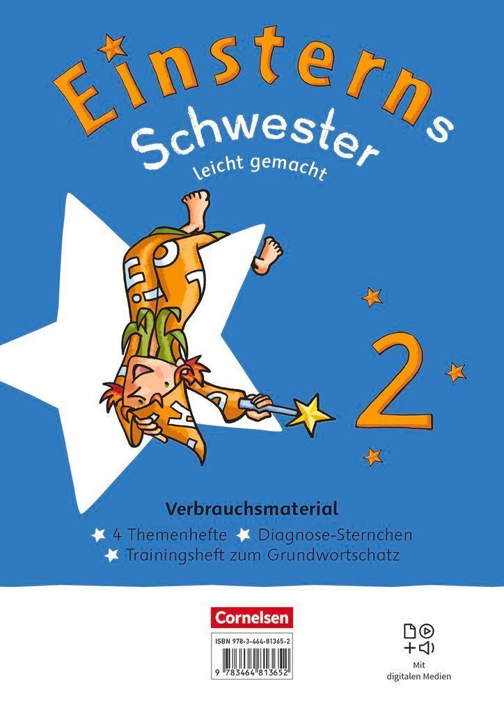 Einsterns Schwester 2. Schuljahr. Leicht gemacht - Themenhefte 1-4, Training Grundwortschatz und Diagnoseheft - Verbrauchsmaterial - Im Paket