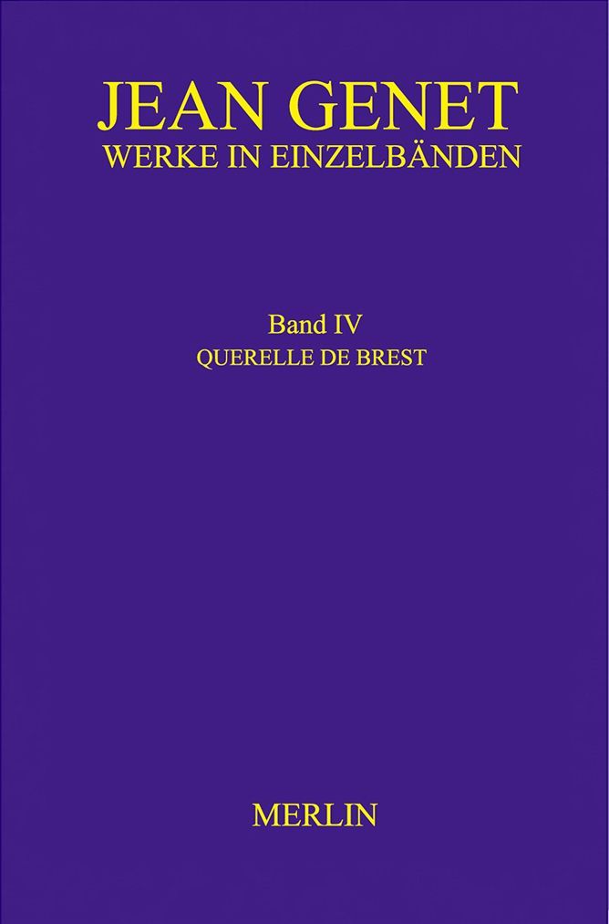 Werkausgabe / Werke in Einzelbänden - Querelle de Brest