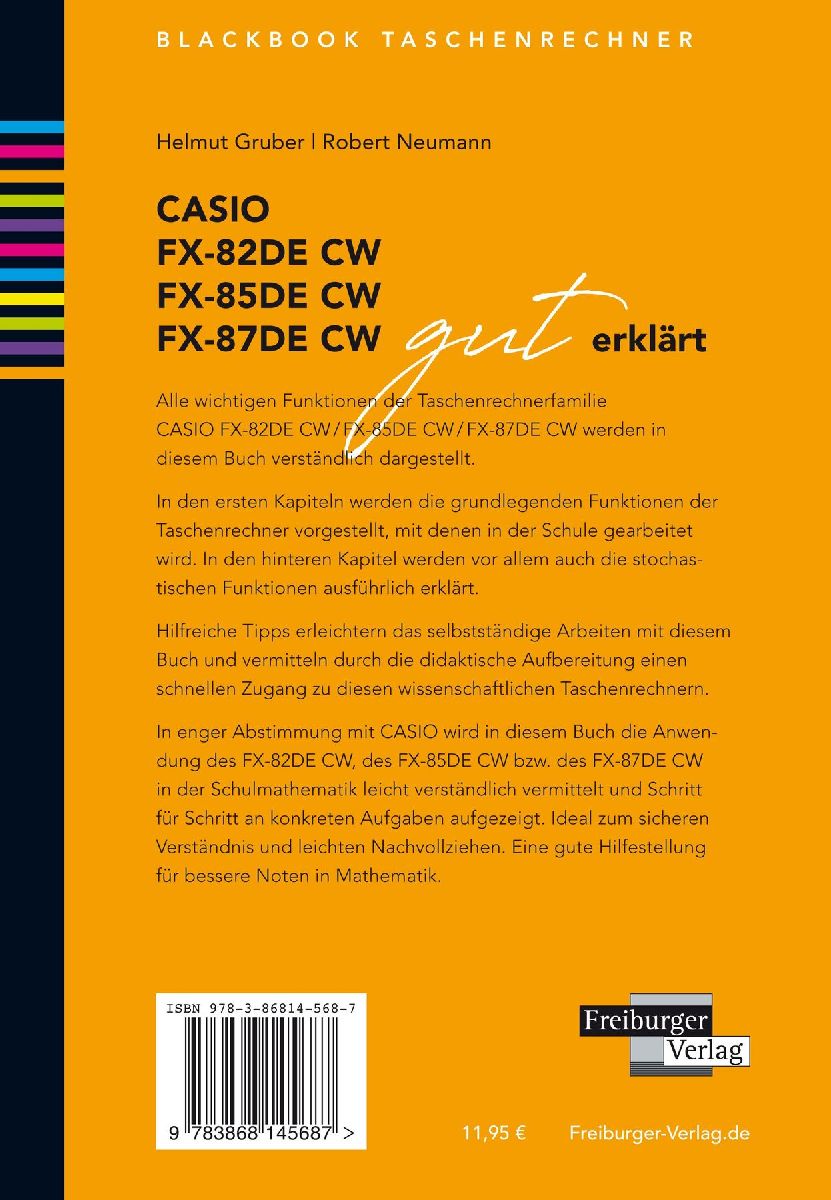 CASIO fx-82 / fx-85 / fx-87DE CW gut erklärt