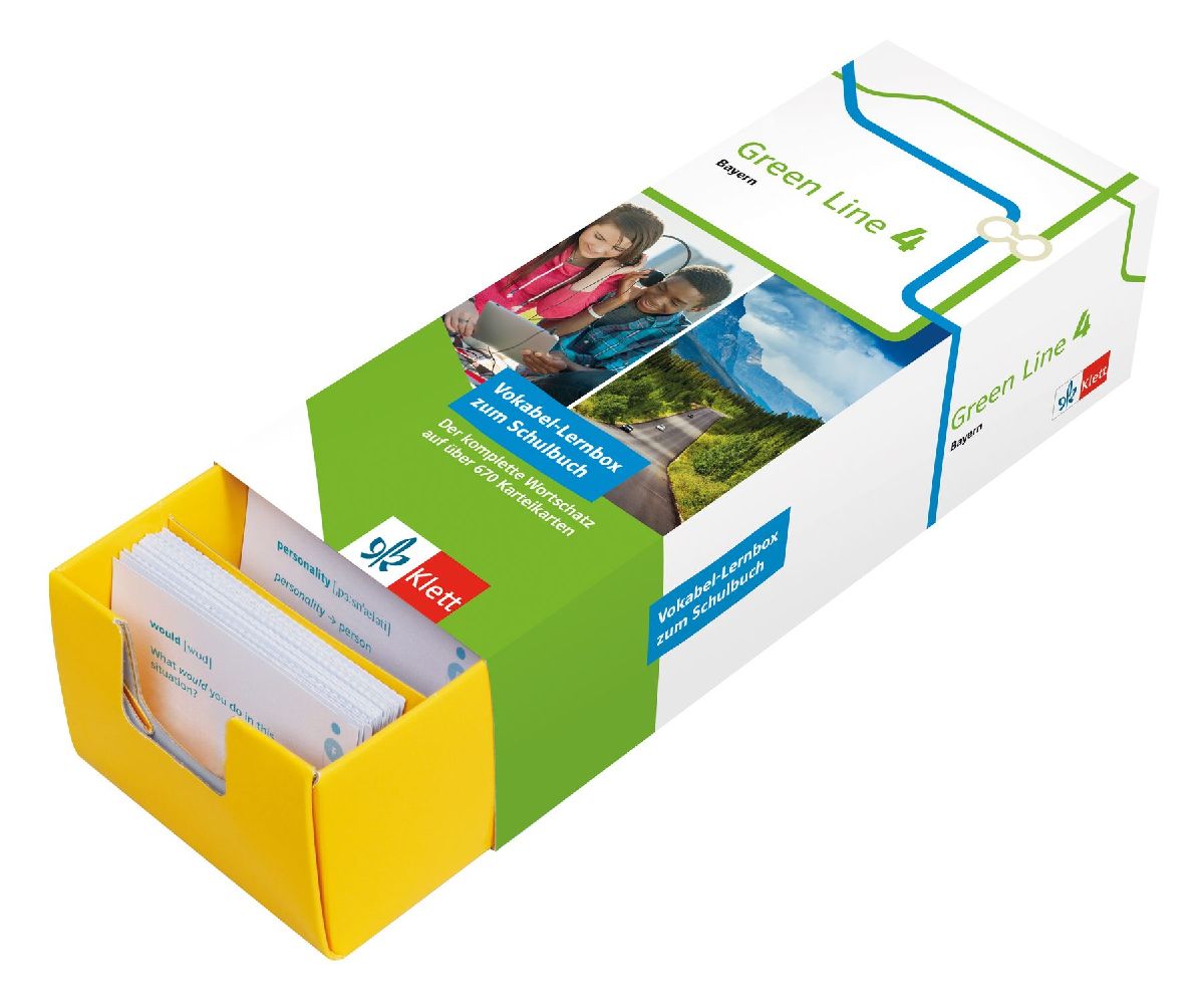 Klett Green Line 4 Bayern Klasse 8 Vokabel-Lernbox zum Schulbuch