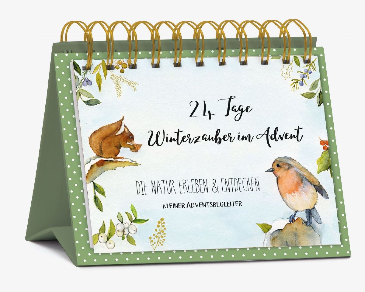 Tisch-Adventskalender "24 Tage Winterzauber im Advent"