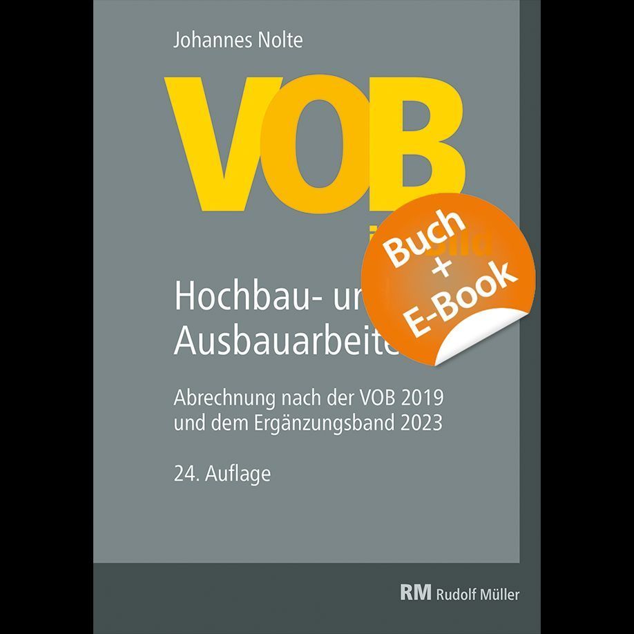 VOB im Bild-Hochbau-und Ausbauarbeiten-mit E-Book