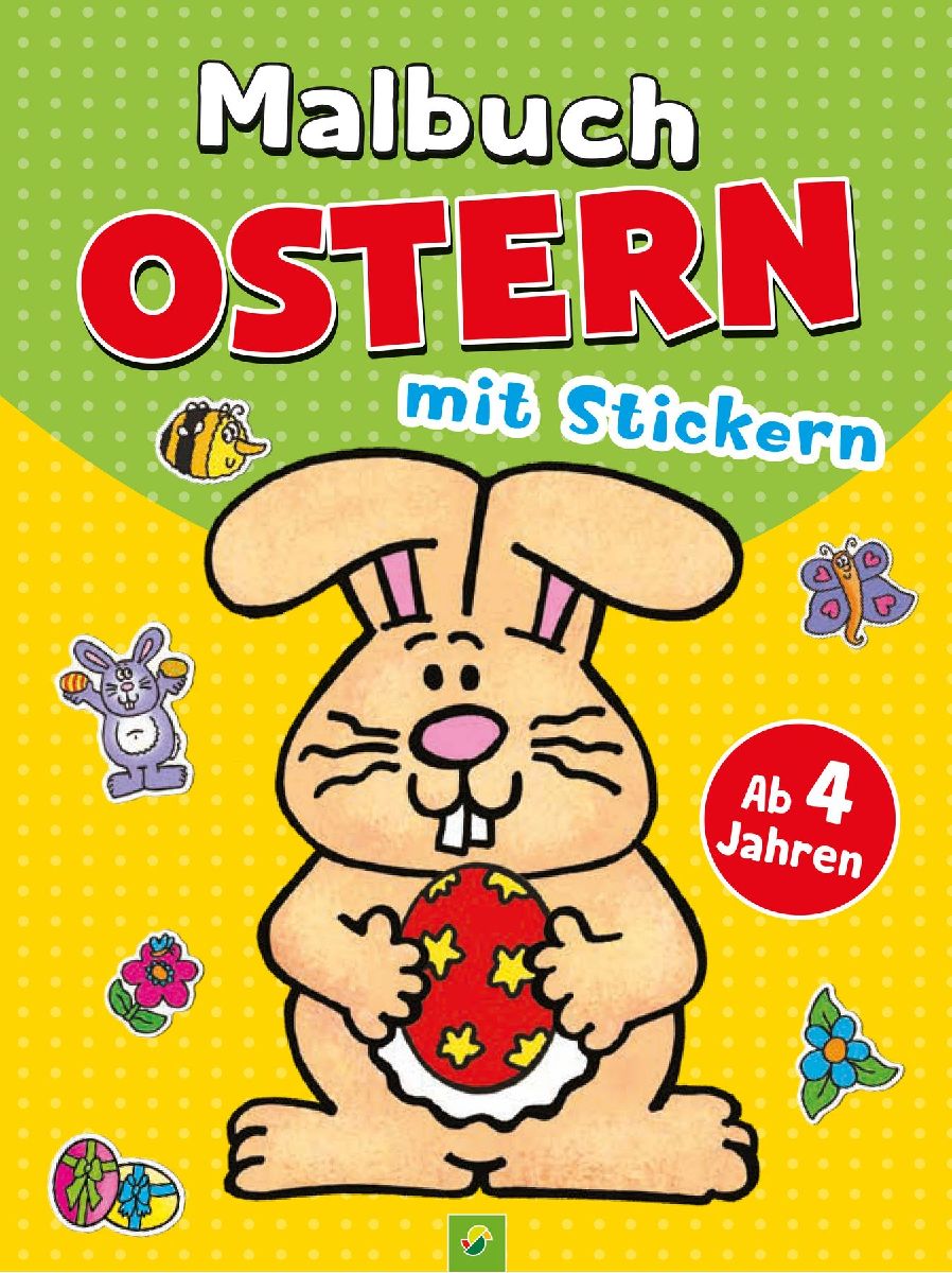 Malbuch Ostern mit Stickern