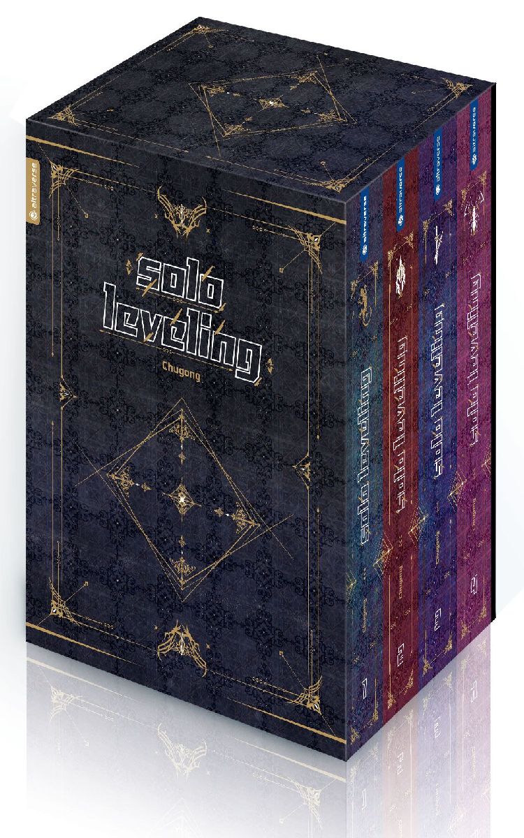 Solo Leveling Roman 01 - 04 mit Box