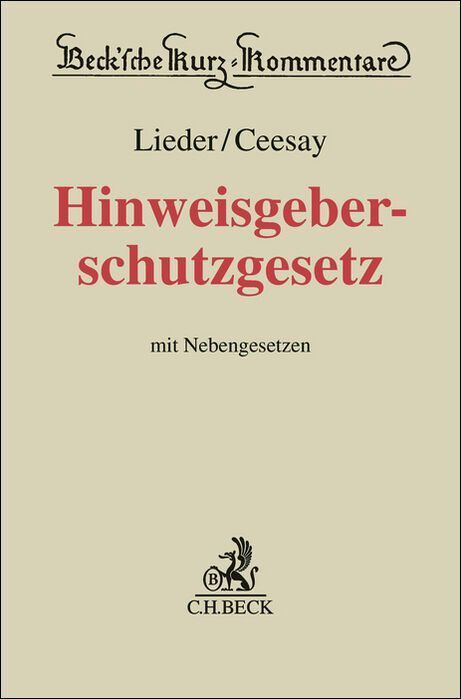 Hinweisgeberschutzgesetz. HinSchG
