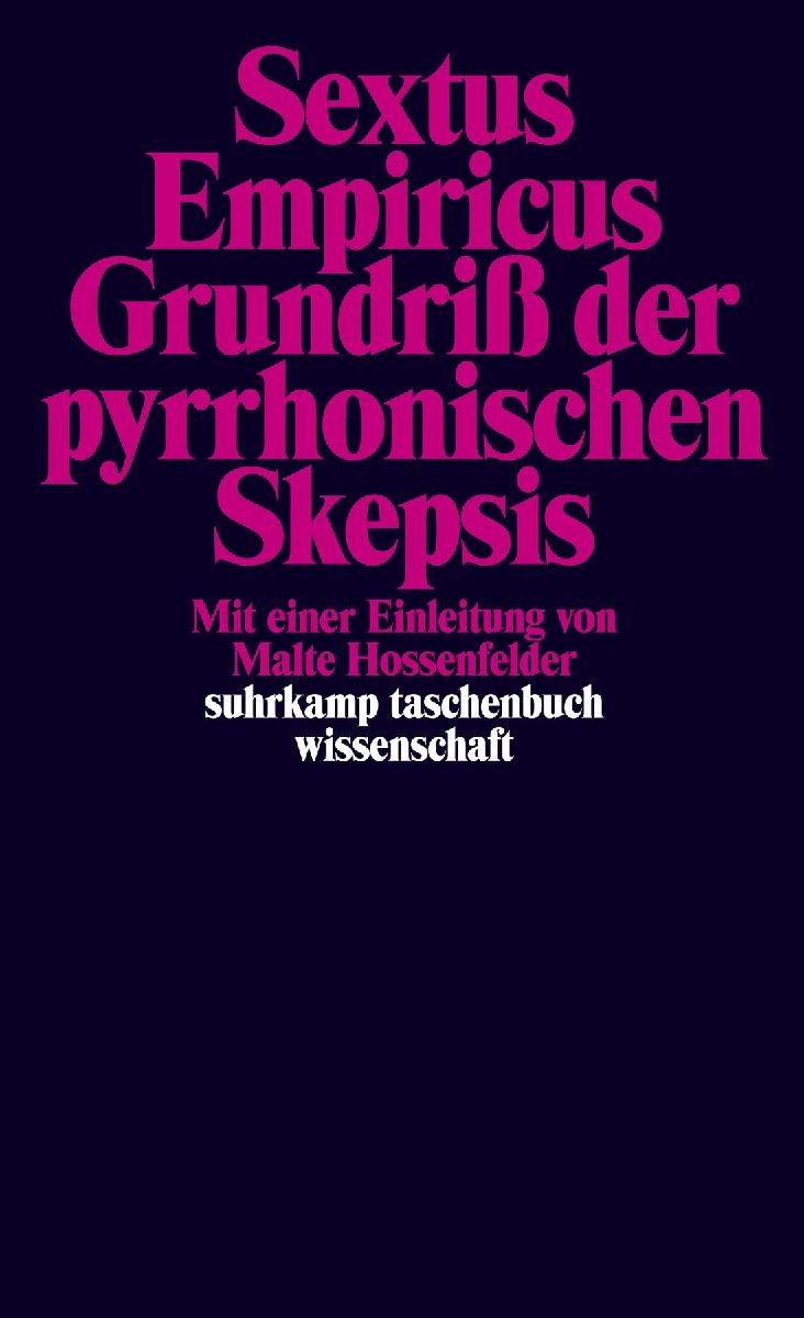 Grundriß der pyrrhonischen Skepsis