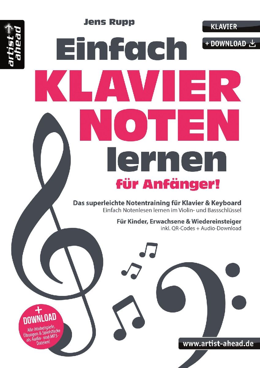 Einfach Klaviernoten lernen für Anfänger!