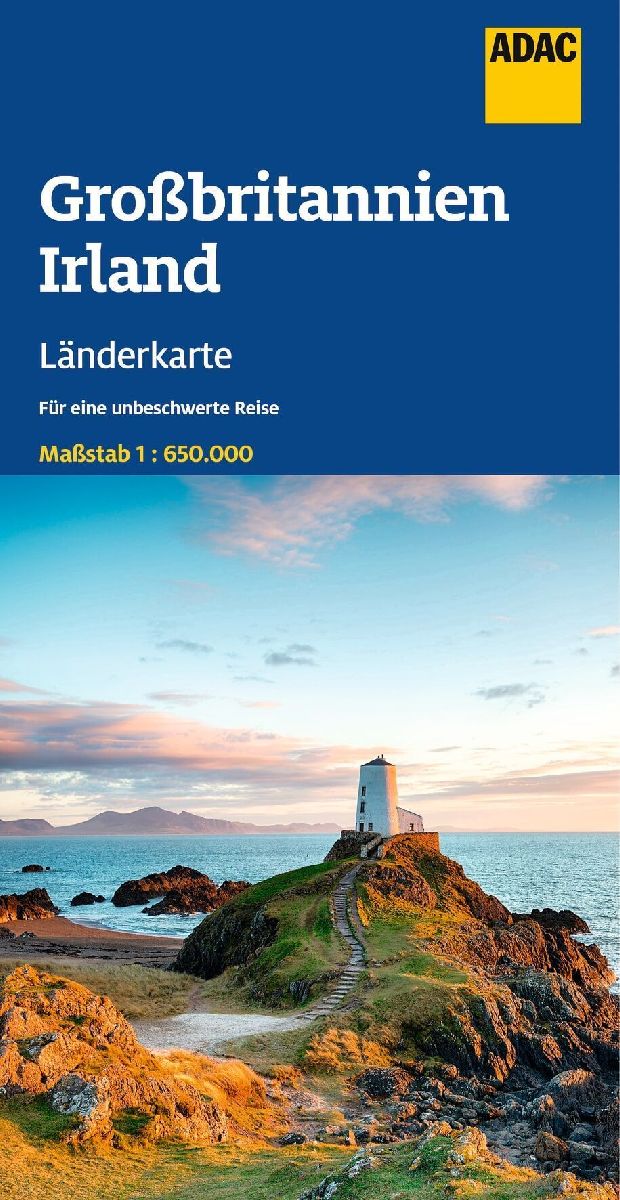 ADAC Länderkarte Großbritannien, Irland 1:650.000