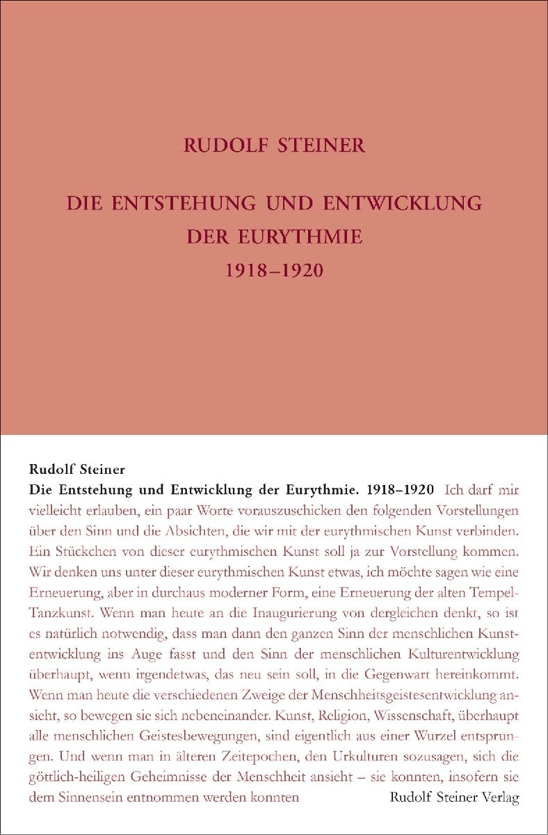 Die Entstehung und Entwicklung der Eurythmie 1918-1920