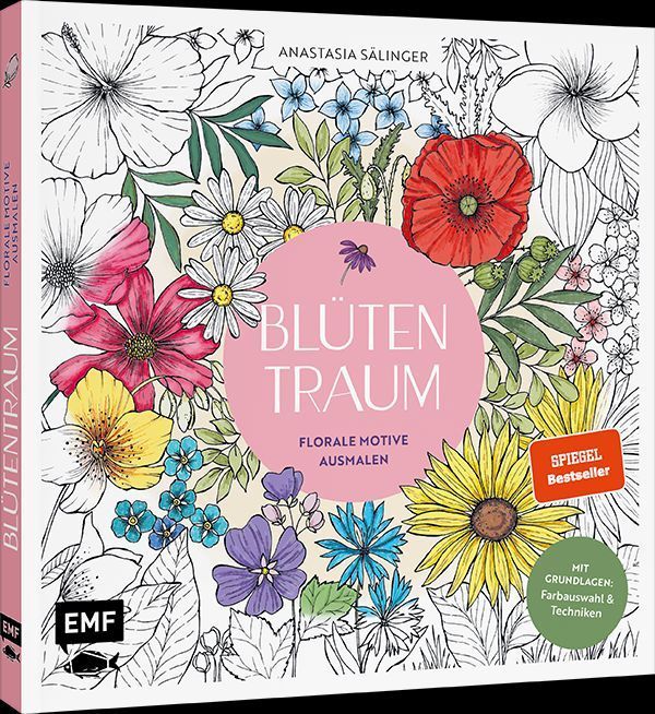 Blütentraum - Florale Motive ausmalen