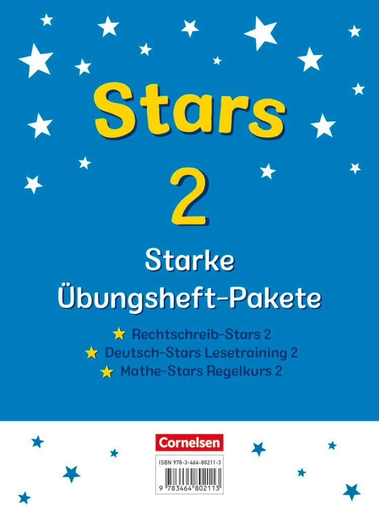 STARS - starke Übungshefte - 2. Schuljahr - Übungshefte im Paket mit Lösungen