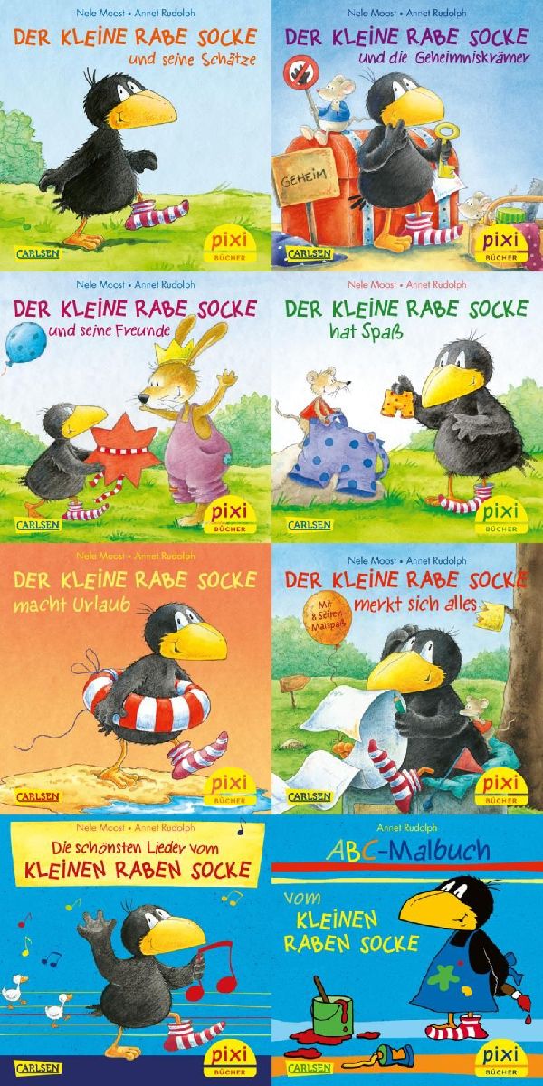 Pixi-Serie Nr. 193: Der kleine Rabe Socke. 64 Exemplare