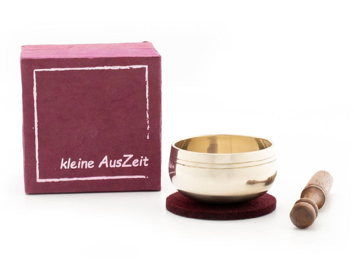 Klangschale in Box "kleine Auszeit"